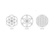 Load image into Gallery viewer, Flower of Life Brass Pendant