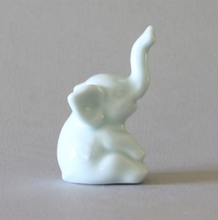 Load image into Gallery viewer, Sitting Baby Elephant in Celadon Glaze
