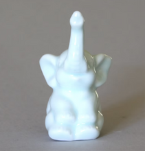 Load image into Gallery viewer, Sitting Baby Elephant in Celadon Glaze