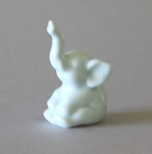 Load image into Gallery viewer, Sitting Baby Elephant in Celadon Glaze
