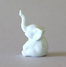 Load image into Gallery viewer, Sitting Baby Elephant in Celadon Glaze