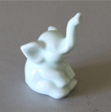 Load image into Gallery viewer, Sitting Baby Elephant in Celadon Glaze