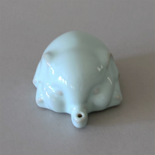 Load image into Gallery viewer, Sleeping Elephant Incense Stand in Celadon Glaze