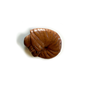 Ammonite Ojime Bead