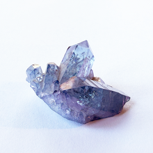 Load image into Gallery viewer, Aqua Aura Quartz Crystal Mini Cluster Lavender Tinge