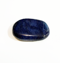 Load image into Gallery viewer, Dumortierite Blue Quartz Palm Stone to aid Spiritual Expression and for Longevity