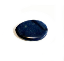 Load image into Gallery viewer, Dumortierite Blue Quartz Palm Stone to aid Spiritual Expression and for Longevity