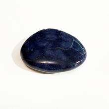 Load image into Gallery viewer, Dumortierite Blue Quartz Palm Stone to aid Spiritual Expression and for Longevity