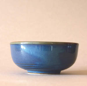 Lake Blue Ceramic Bowl from Japan