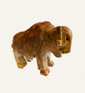 Buffalo Figurine Soapstone Carving
