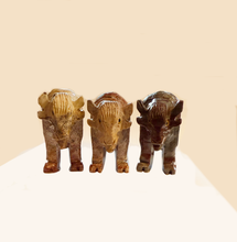 Load image into Gallery viewer, Buffalo Figurine Soapstone Carving