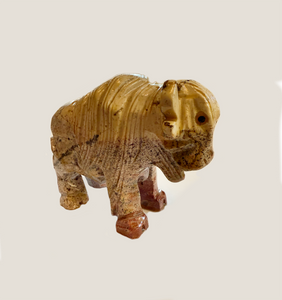 Buffalo Figurine Soapstone Carving