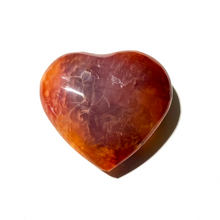 Load image into Gallery viewer, Carnelian Puffy Heart for happiness.  34mm Wide.