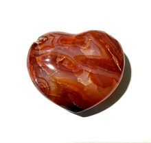Load image into Gallery viewer, Carnelian Puffy Heart with Druzy Cavity 42mm Wide