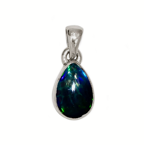 Australian Chalama Black Opal Pendant