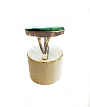 Load image into Gallery viewer, Malachite in Chrysocolla Ring size 9.5