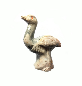 Crane Figurine Soapstone Carving
