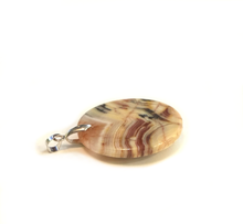 Load image into Gallery viewer, Crazy Lace Agate Round Pendant