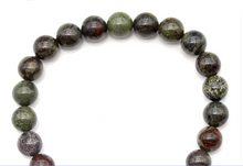 Load image into Gallery viewer, Dragon Blood Bracelet 8.5mm Round Beads