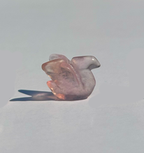 Load image into Gallery viewer, Fluorite Swan Miniature Swan Figurine