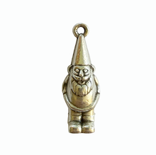 Load image into Gallery viewer, Gnome Charm Silver Plated with Antique Finish