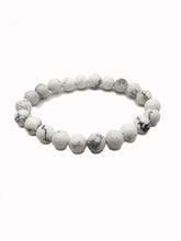 Load image into Gallery viewer, Howlite Stretch Bracelet 8.5mm Round Beads