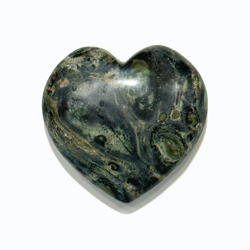 Kambaba Jasper 40mm Heart aka Crocodile Jasper