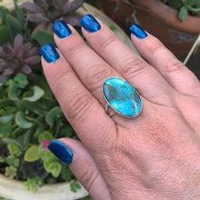 Load image into Gallery viewer, Malachite in Chrysocolla Ring size 9.5