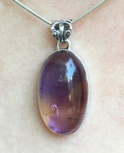 Load image into Gallery viewer, Natural Ametrine Pendant with Silver Baroque Bail
