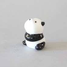 Load image into Gallery viewer, Baby Panda Incense Stand Hand Cast and Glazed Ceramic