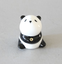 Load image into Gallery viewer, Baby Panda Incense Stand Hand Cast and Glazed Ceramic