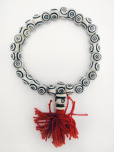 Load image into Gallery viewer, Carved Bone Bullseye Mala Bracelet