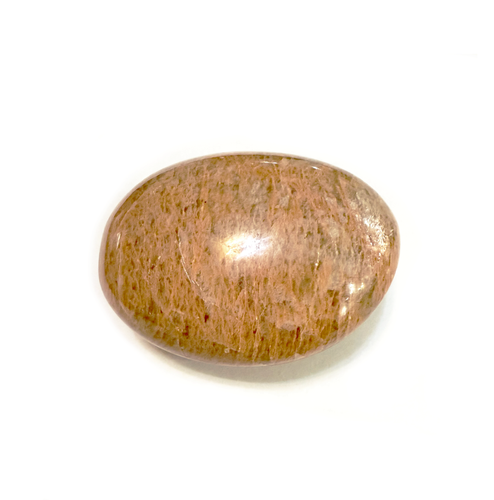 Peach Moonstone 2.66 Inches Polished Palm Stone