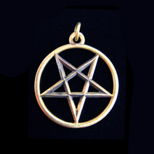 Load image into Gallery viewer, Pentacle Brass Pendant