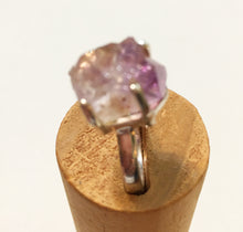Load image into Gallery viewer, Raw Amethyst Ring Size 7-1/4