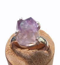 Load image into Gallery viewer, Raw Amethyst Ring Size 7-1/4