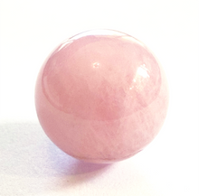 Load image into Gallery viewer, Rose Quartz Sphere Milky Pink 25mm