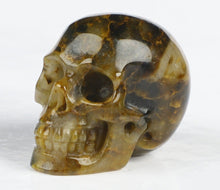 Load image into Gallery viewer, Golden Pietersite Skull Bead - Realistic