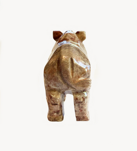Year of the Pig!  Wild Pig Soapstone Carving