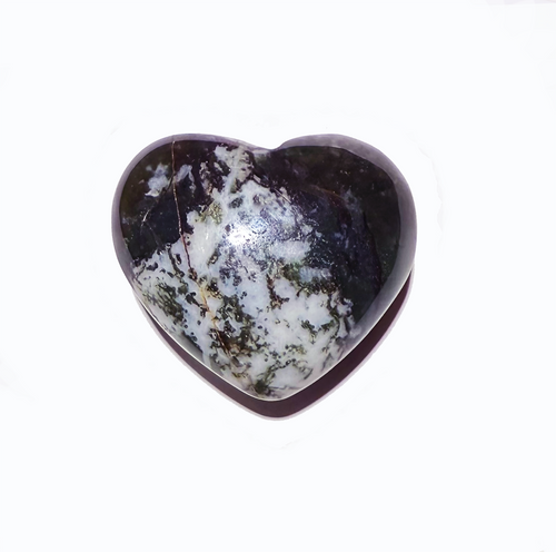 Sodalite Heart 1.2 inches - 30mm - Puffy Heart