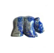Load image into Gallery viewer, Lapis Lazuli Bear Figurine 1.5 inches long
