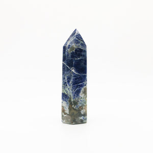 Sunset Sodalite Point Blue and Orange 2.96 inches high