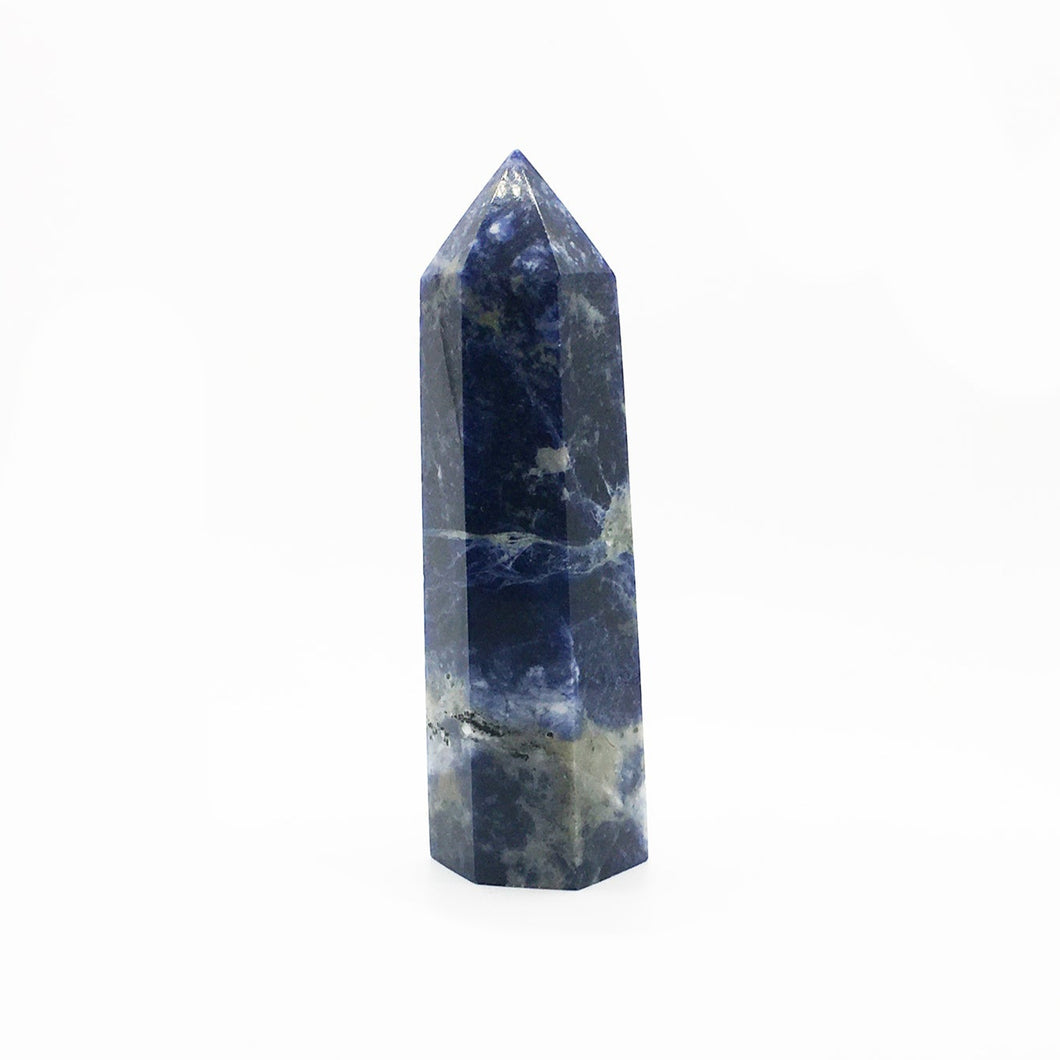 Sunset Sodalite Point Blue and Orange 3.29 inches high