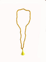 Load image into Gallery viewer, Turmeric Haldi Mala 108 Prayer Beads Necklace