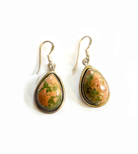 Load image into Gallery viewer, Unakite Earrings