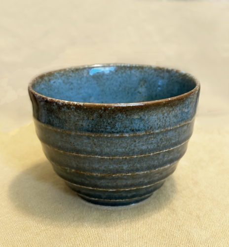 Japanese Wan Bowl in Yomogi Green Glaze