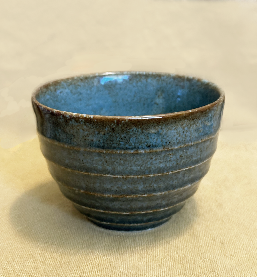 Japanese Wan Bowl in Yomogi Green Glaze