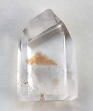 Load image into Gallery viewer, Limonite Encased in a Quartz Crystal Point - the Golden Healer Crystal