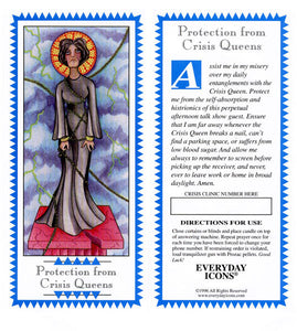 Protection from Crisis Queens Prayer Candle