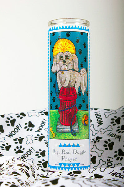 Big Bad Doggie Prayer Candle
